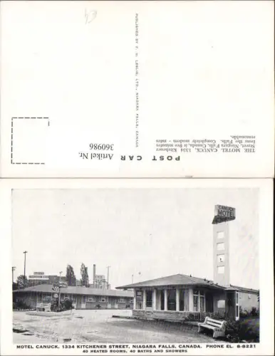 360986,Canada Ontario Niagara Falls Kitchener Street Motel Canuck