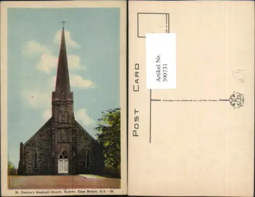 390731,Canada Nova Scotia Cape Breton Sydney St. Georges Anglican Church Kirche
