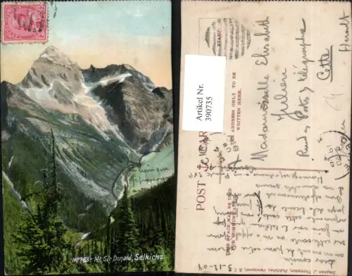 390735,Canada British Columbia Selkirks Mount Sir Donald Bergkulisse