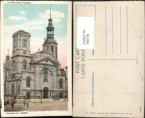 390738,Canada Quebec La Basilique Basilica Kirche