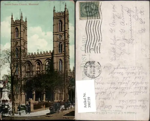 390739,Canada Quebec Montreal Notre Dame Church Kirche