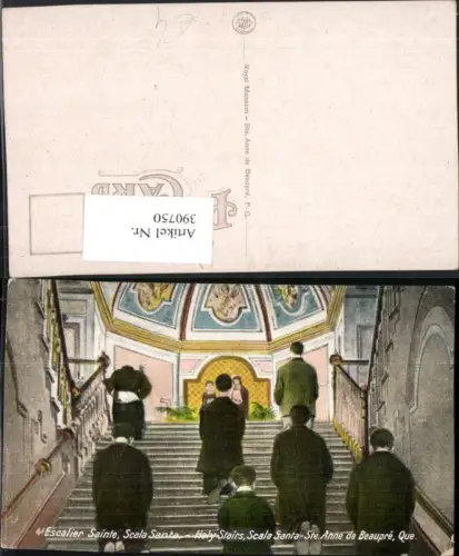 390750,Canada Quebec Ste-Anne-de-Beaupre Scala Santa Holy Stairs Heilige Stiege