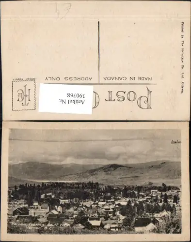 390768,Canada British Columbia Vernon looking South West Teilansicht