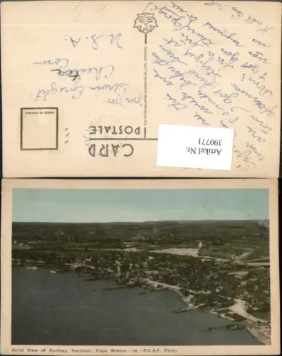 390771,Canada Nova Scotia Cape Breton Sydney Harbour Totale