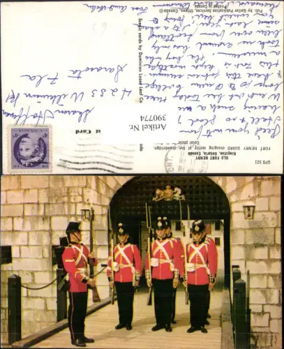 390774,Canada Ontario Kingston Old Fort Henry Festung Wachen Wache Uniform