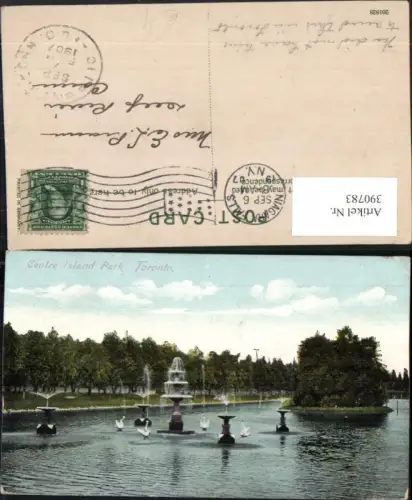 390783,Canada Ontario Toronto Centre Island Park Insel Springbrunnen