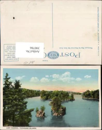390786,Canada Ontario Thousand Islands Lost Channel Inseln