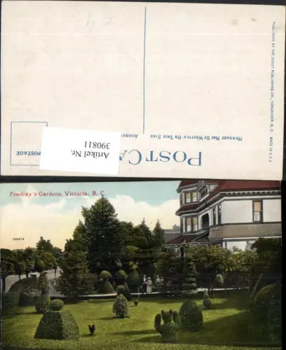 390811,Canada British Columbia Victoria Pendrays Gardens Garten