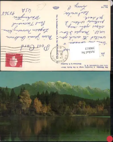 390815,Canada British Columbia Cranbrok Rocky Mountains Steeples Bergkulisse