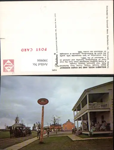 390904,Canada Ontario Cornwall Willards Hotel and Kings Highway Tram Kirche