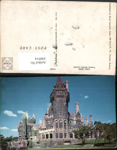 390914,Canada Ontario Toronto Casa Loma Herrenhaus