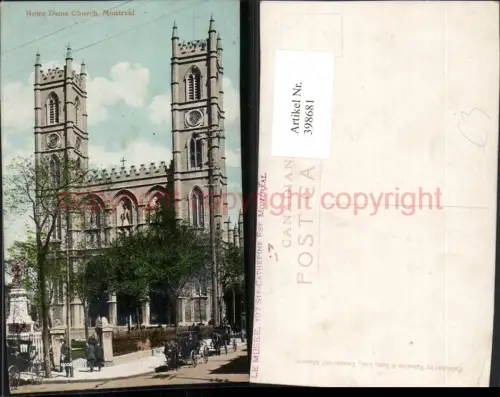 398681,Quebec Montreal Notre Dame Church Kirche