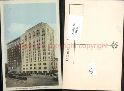398687,Ontario Hamilton Royal Connaught Hotel Gebäude