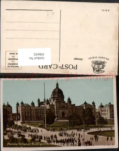 398692,British Columbia Victoria Provincial Parliament Buildings Gebäude
