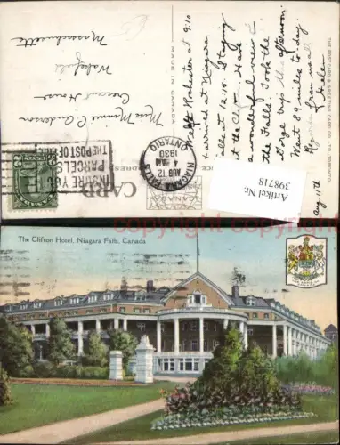 398718,Ontario Niagara Falls Clifton Hotel