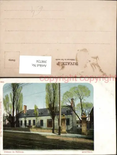 398724,Quebec Montreal Chateau de Ramezay Gebäude