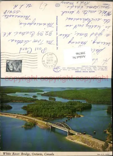 398746,Ontario White River Bridge Brücke