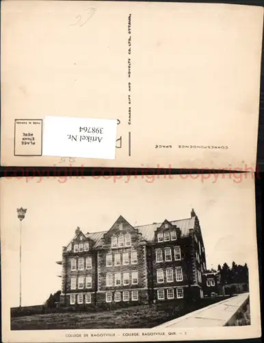 398764,Quebec Bagotville College Schule