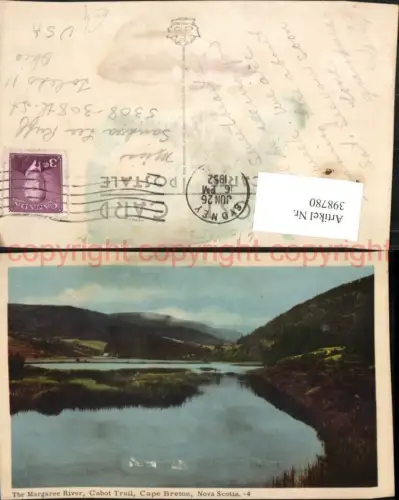 398780,Nova Scotia Cape Breton Cabot Trail Margaree River Fluss