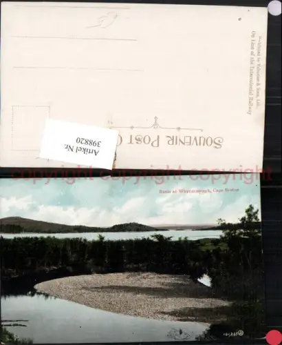 398820,Nova Scotia Cape Breton Bassin at Whycocomagh