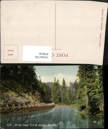 434626,Alberta Banff Drive near CPR Hotel Straße Fluss