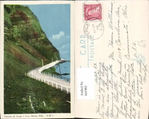 441903,Quebec Chemin de Gaspe a Gros Morne Straße