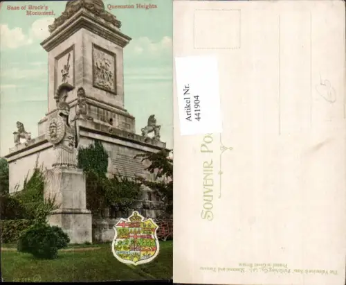 441904,Ontario Queenston Heights Base of Brocks Monument