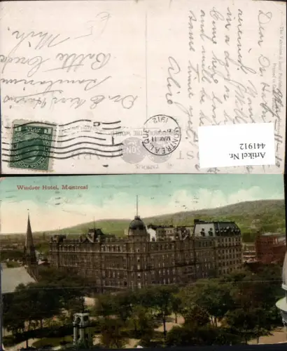 441912,Quebec Montreal Windsor Hotel Gebäude