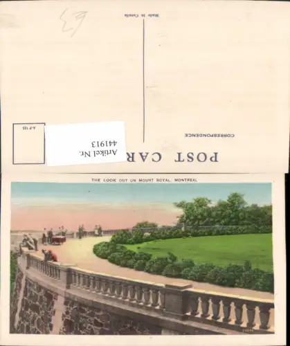 441913,Quebec Montreal Look out on Mount Royal Aussicht