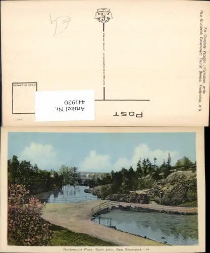 441920,New Brunswick Saint John Rockwood Park Partie