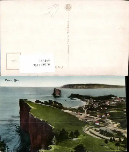 441923,Quebec Perce Totale Küste Steilküste Klippe