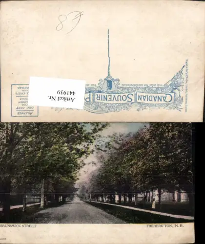 441939,New Brunswick Fredericton Brunswick Street Straßenansicht