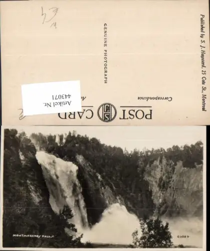 443071,Quebec Montmorency Falls Wasserfall