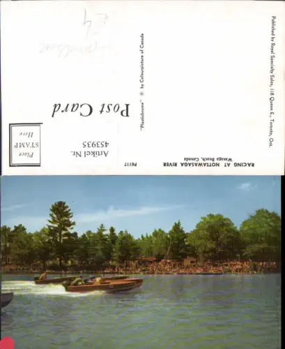 453935,Ontario Wasaga Beach Racing at Nottawasaga River Speedboot
