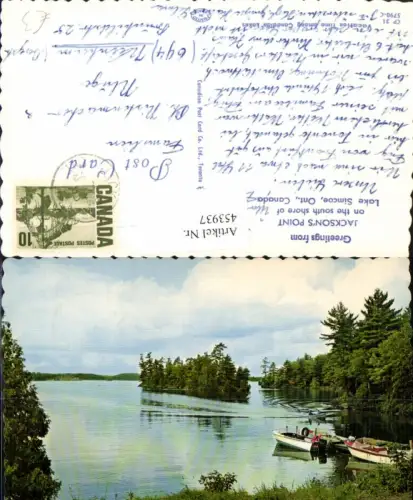 453937,Ontario Jacksons Point on the south shore of Lake Simcoe See