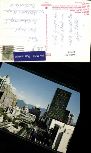 453938,British Columbia Vancouver Robson Square Platz Hochhaus