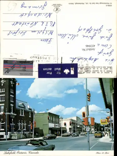 453946,Ontario Lakefield Straßenansicht Ampel