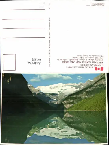 621853,Victoria Glacier and Lake Louise Canadian Rockies Canada