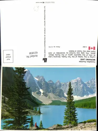 621858,Moraine Lake Valley of the Ten Peaks Rocky Mountains Canada