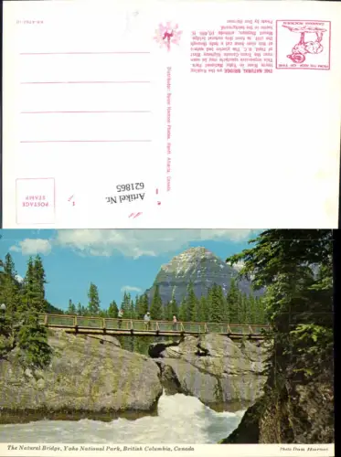 621865,The Natural Bridge Kicking Horse River Yoho National Park Brücke Canada