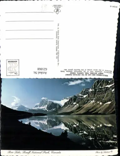 621868,Bow Lake Banff National Park Alberta Canada