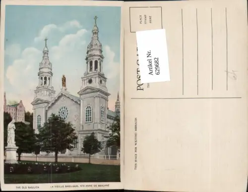 629682,Sainte-Anne-de-Beaupre The Old Basilica La Vieille Basilique Ste-Anne de Beaupre Canada