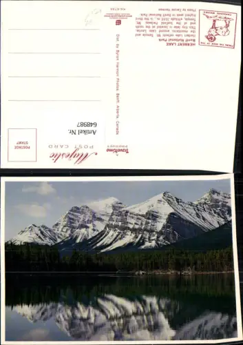 648987,Herbert Lake Banff National Park Mt. Temple Lake Louise Canada Kanada