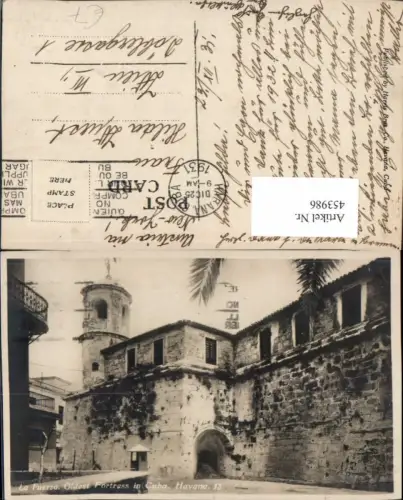 453986,Cuba Havana Havanna La Fuerza Oldest Fortress Festung