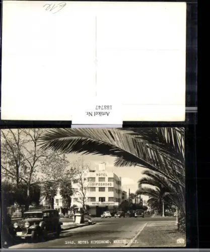 188747,Mexiko Mexico Hotel Hipodromo Straßenansicht