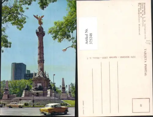 375248,Mexico Monumento a la Independencia Paseo de la Reforma Säule
