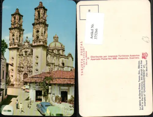 375266,Mexico Taxco La Iglesia de Santa Prisca Church Kirche
