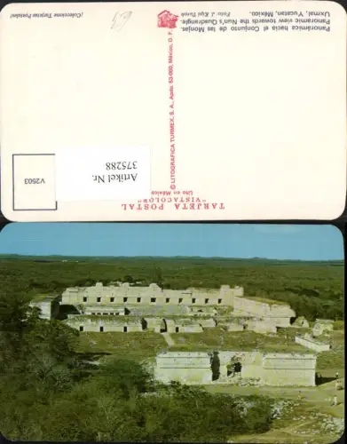 375288,Mexico Yucatan Uxmal Conjunto de las Monjas Ruine