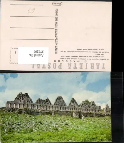 375295,Mexico Yucatan Uxmal Las Palomas House of the Pigeons Tauben