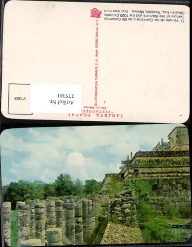 375381,Mexico Yucatan Chichen Itza El Templo de los Guerreros y las Mil Columnas Tempel